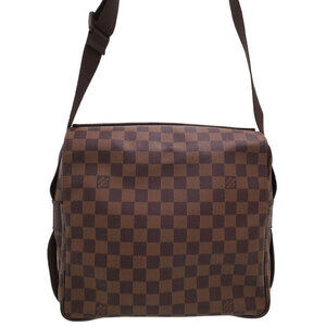 Louis Vuitton Damier Ebene Brown Naviglio Shoulder Bag
